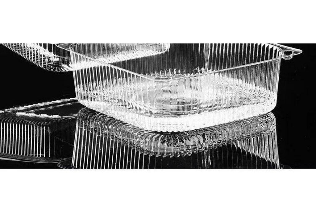 Transparent Disposable Plastic Box with Lid for Fresh Fruit, Roast Duck, Cake, or Strawberries.