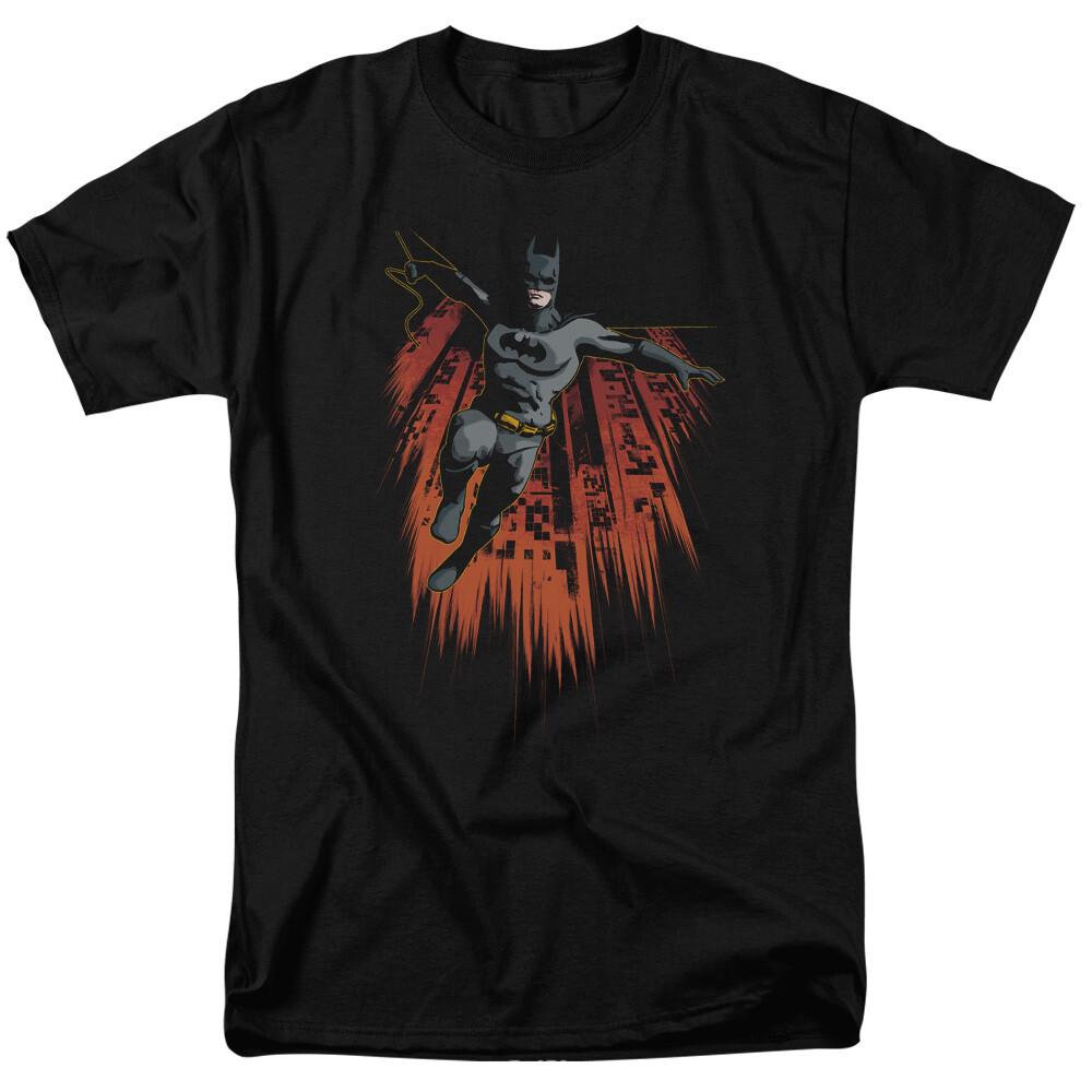 Batman Majestic T Shirt Licensed Comic Book Tee Black S