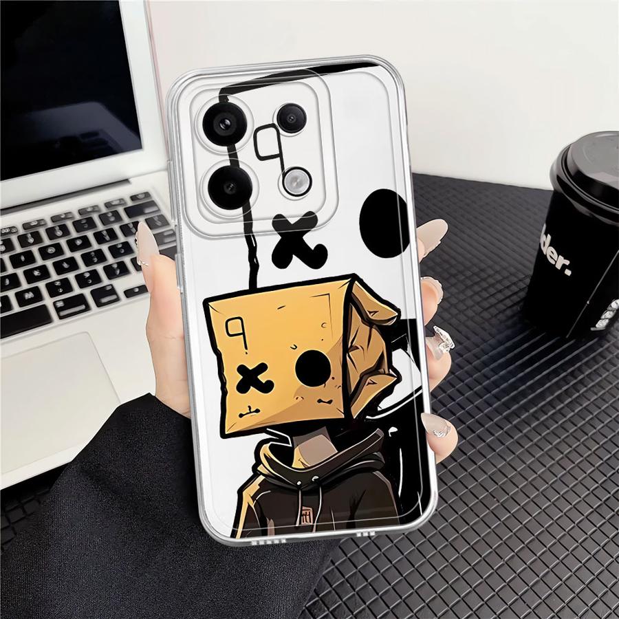 

Модный кейс Fashion Box Boy для Xiaomi Redmi Note 14 Pro Plus 11 12 10S Note 13 9 10 14C 11S 13C 12S A4 Мягкая крышка для телефона Redmi Note 10 Pro