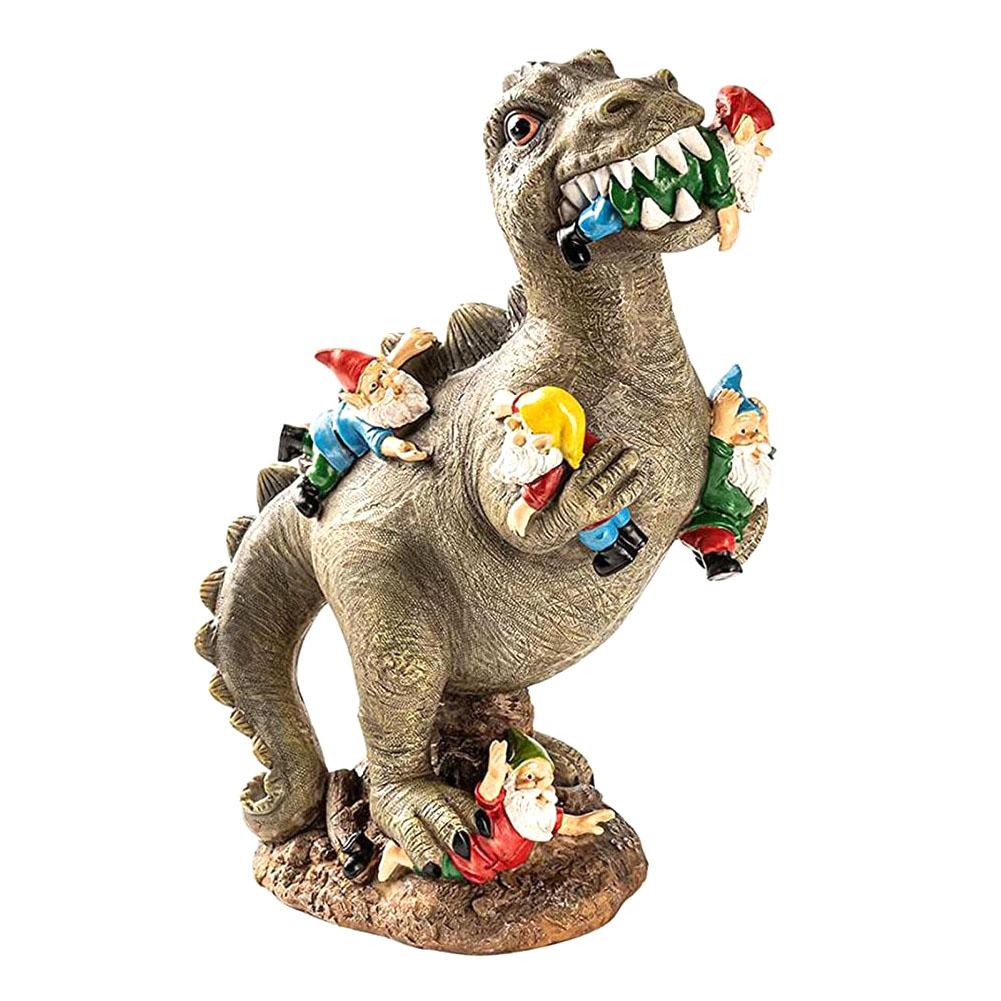 

Статуя динозавра, украшение для сада, мини-фигурки гномов из смолы, скульптуры, патио, лужайка, двор, статуя животного, стол, пасхальные украшения