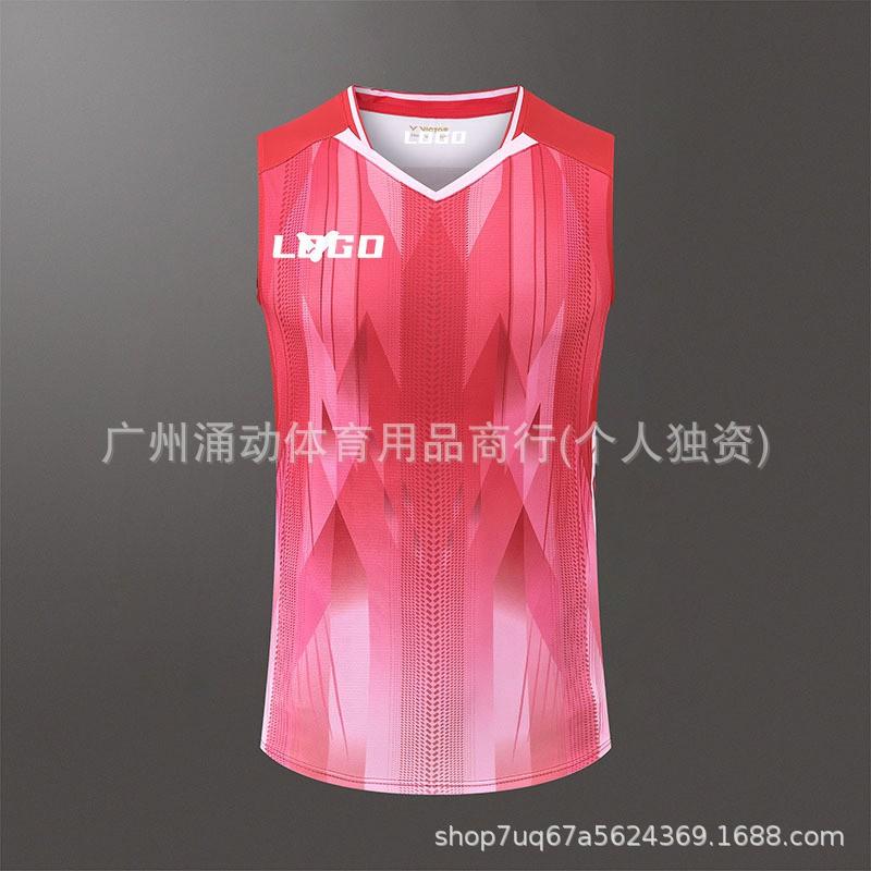 Quick-Dry Badminton Shirt Men Women Kids Short Sleeve Sport Tee Breathable Training Competition Uniform