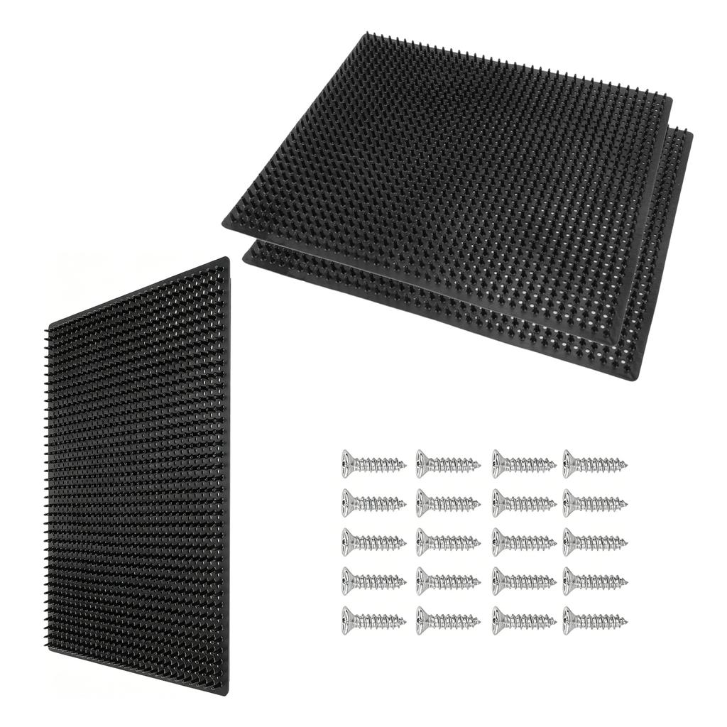 Cow Scratcher Grooming Shedding Anti-Itching Horse Cow Scratcher Horse Scratching Post Pad for Cattle Cow Dog Sheep Farm Barn