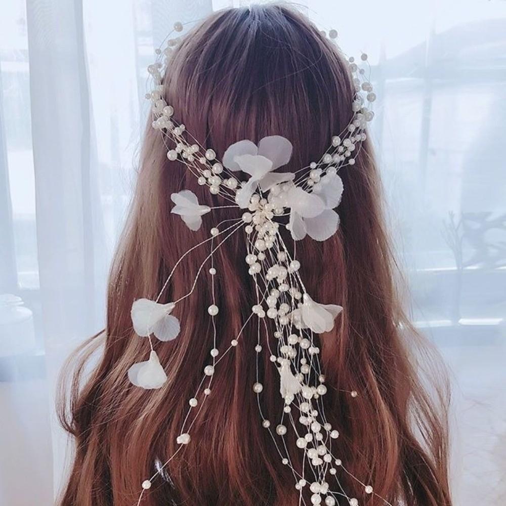 Elegant Fairy Hair Band Handmade Bridal Headdress Fashion Hairpin Ornaments  Photoshoot