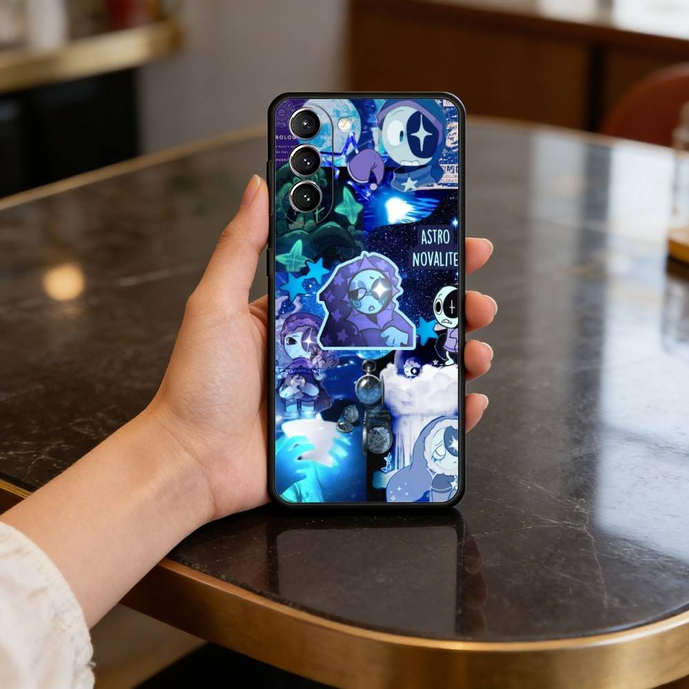 Чехол для телефона D-Dandys W-World A-Astro для Samsung S25,24,23,22,30,21,10,9,Ultra,Plus,Lite,FE,4,5 G Мягкий Черный Чехол Samsung S24fe