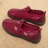 25 Years Old Summer New Old Beijing Cloth Shoes Women's Mesh Shoes Non-slip Soft Sole Breathable One Pedal Middle-aged and Elderly Mother Shoes