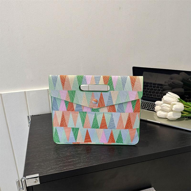 

Fashionable Vintage Tote Bag For Women Trendy Large Capacity Summer Hand Carry Bag зелений