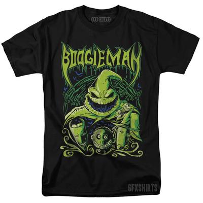 Homem-Assustador, Camiseta Oogie Boogie de Halloween, A Noite Antes do Natal Camiseta Unisex