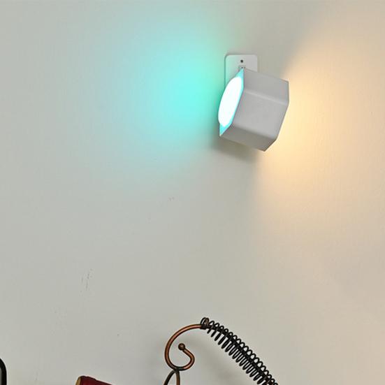 Wall Lamp with Remote Control 360-Degree Rotation Dimmable Indoor LED