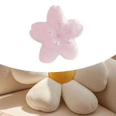 Blossom Throw Pillow Flower Seat Cushion Ornament Decorative Aesthetic for Bed Sofa Car Couch Living