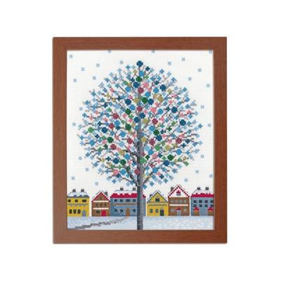 Olympus Onoe Megumi Embroidery Kit Series Tree Color Winter Illumination 7494