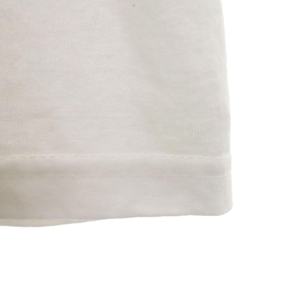 Anvil Made In USA Short Sleeve T-shirt L White Plain Men's Used