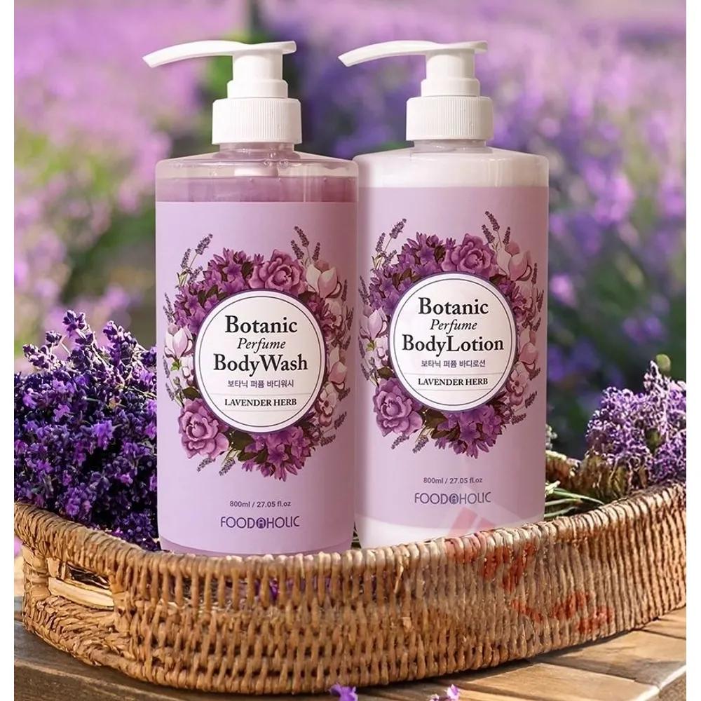 

FoodaHolic Botanic Perfume Body Wash Lavender Herb 800ML Lavender Lingering Scent