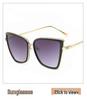 Korean Retro Half-Frame Round Sunglasses for Men & Women