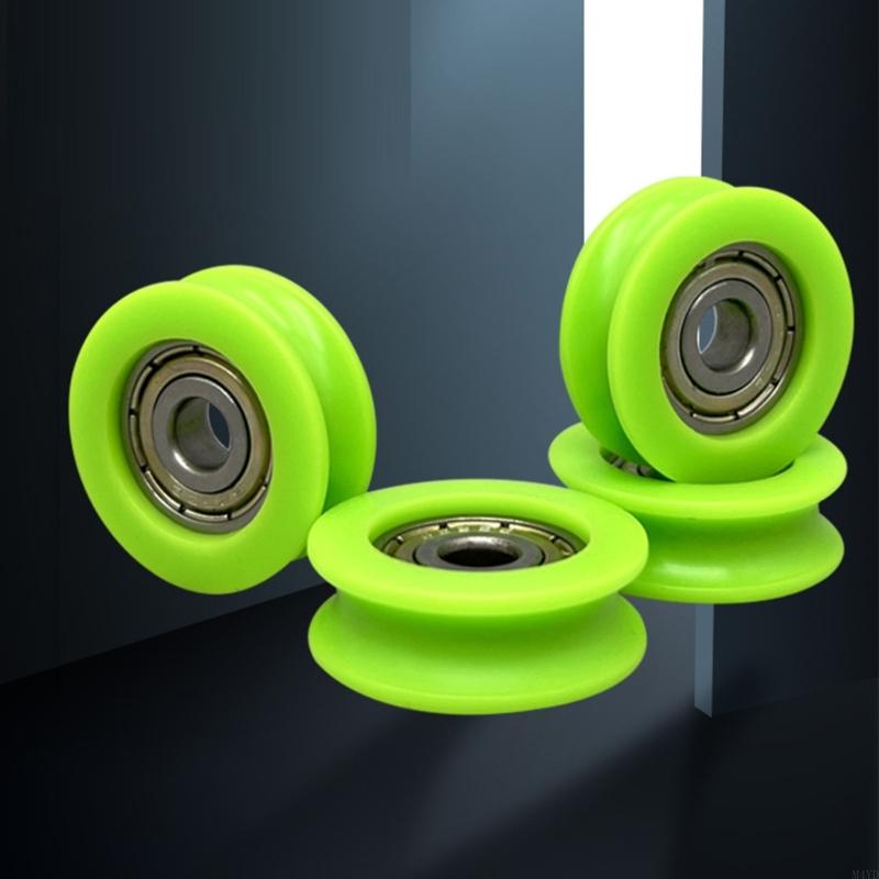 16Pcs/Pack Low Noise Sliding Door Rollers With Rustproof Design For Long Lastingly Performances On Rails and Track M4YD