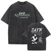 2026 Vintage Lavato Singer Zayn Malik KONNAKOL Musica Magliette Uomo Donna Abbigliamento Fan Casual Comfort Girocollo Manica Corta Abbigliamento Casual