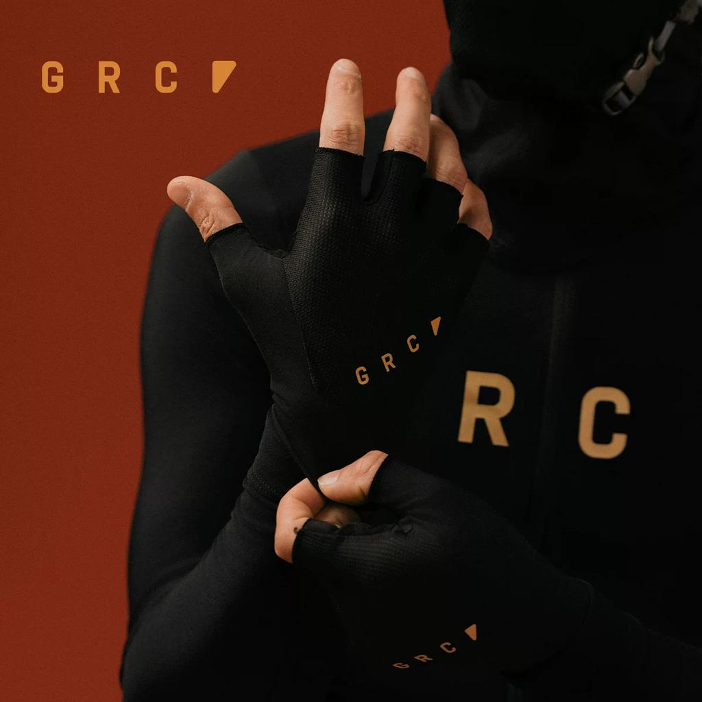 Grc Summer Gold Label Mountain Road Bike Shock-Absorbing Half-Finger Cycling Gloves for Men and Women