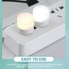 Mini Led Usb Night Light Simple Sleeping Night Light Miniature Plug In Night Light Usb Light Bulb For Bedroom,Bathroom,Kitchen(5 Warm + 5 White )