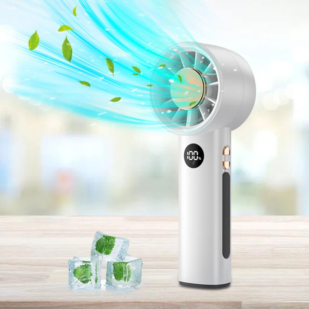 OYIGU Variable Speed Handheld Fan High Wind Power Silent Turbine Mini Portable Outdoor Low-noise Handheld Fan, Quiet Fan On Clearance
