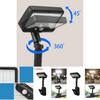 Solar Powered Led Clamp Light For Outdoor Garden Patio Lawn With Motion Sensor