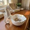 Cute Jewelry Display Stand Plastic Rings Holder Unique Seahorse-Shaped Storage Tray  Home Ornaments