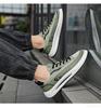 Schnürschuhe Rutschfeste Sneaker Sommer Herren Freizeitschuhe Reine Farbe Atmungsaktives Mesh Outdoor Leichte Sportschuhe