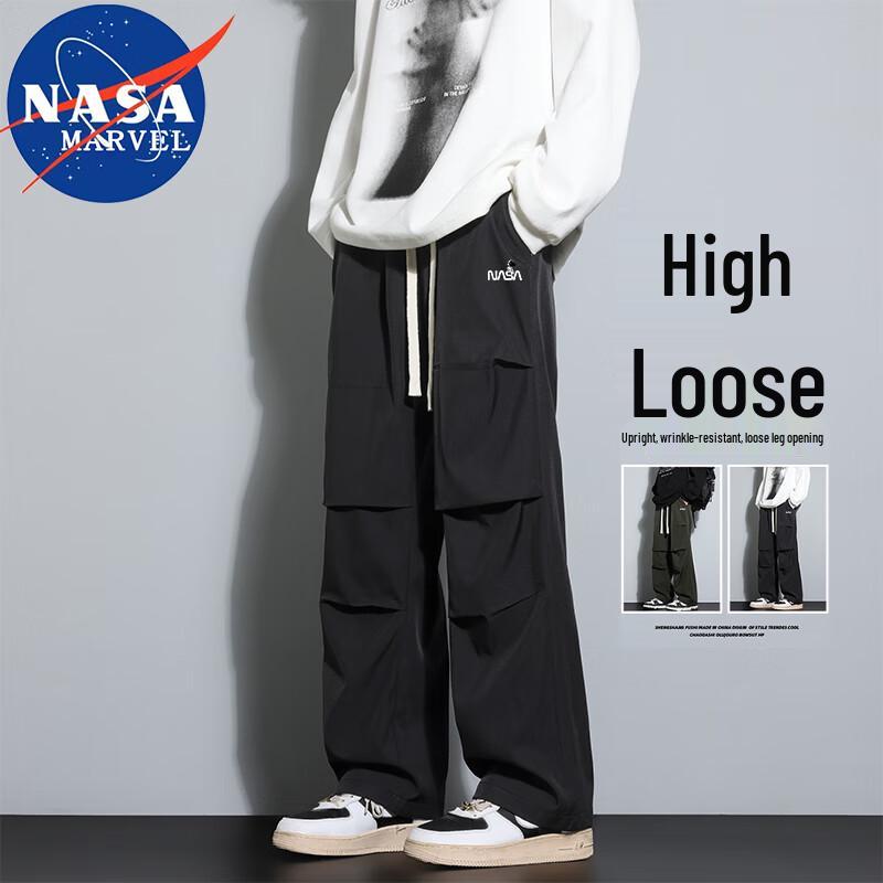 NASA MARVEL Men's Straight-Leg Casual Sport Pants