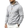 Heren S Half-ritssluiting Hoodie Sweatshirt Effen Kleur Casual Lange Mouwen Pullover