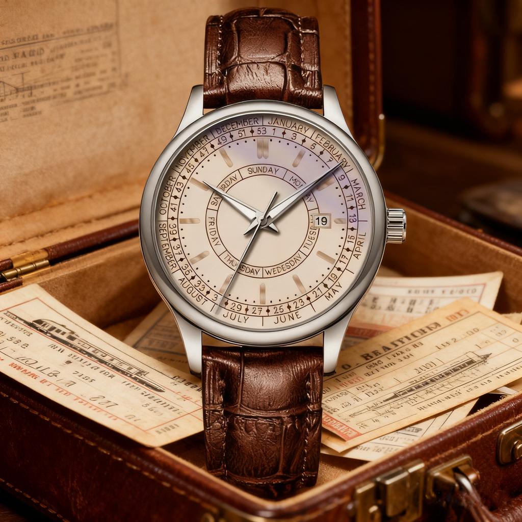 New Product - Premium Brand Men's Watch - Fashion Business Waterproof Men's Watch - Men's Quartz Watch - Leather Men's Watch