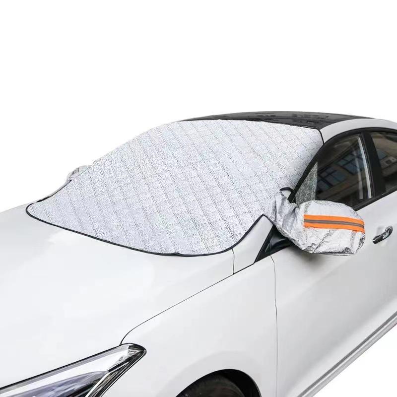 Car Windshield Snow and Sun Protection Cover - Thickened Heat-Insulating Shield for Winter