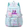 Anime KPOP Printed Backpack Large Capacity Bookbag Student Boy Girl Schoolbag Outdoor Large Capacity Waterproof Sports Laptop Travel Bag
