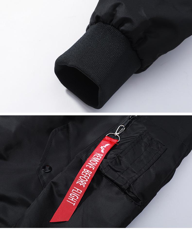 Veste de Pilote MA1 Force Aérienne Homme Automne & Hiver [Optionnel Coton Plus/Fine]