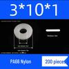 High-Temperature Resistant Nylon and Rubber Washer Set - M4/M8, Insulated, Thickened Sealing Rings for Screws