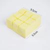 Colorful Slow Rebound PU Squeeze Toy Simulated Tofu Bread Anti Stress Toy for Adult Daily Relaxation