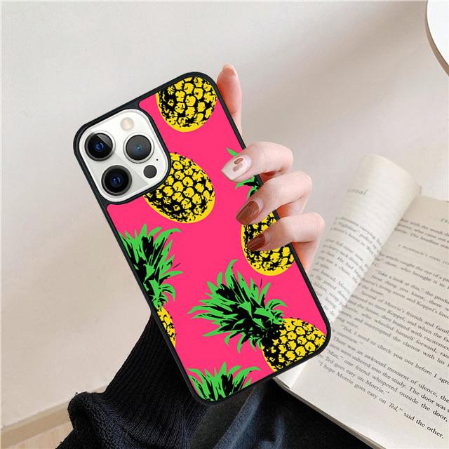 

Summer pineapple Coque Shell For iPhone 17 Air 15 16 14 13 12 Pro Max 11 Pro Max Plus Phone Case Cover iPhone 16e