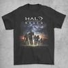 Vintage Y2K 00s Halo Reach 2010 Poster Print Video Game Promo T-Shirt