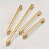 5/12 Pack Elegant Matte Golden Aluminum Alloy Handles, Painted Durable Cabinet and Drawer Pulls, Kitchen and Furniture Hardware