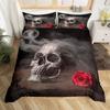 Erosebridal Racing Bedding Set Dirt Bike Duvet Cover Twin Size Race Car Competition Extreme Sports Comforter Cover for Kid Boy Men Red Autom
