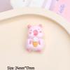 Pink Baby Cartoon Resin Accessories Kit