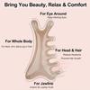 Head Scalping Massage Tool Comb for Hair Head Face Eye Neck Resin Body GuaSha Tool Relieve Stres Promote Lymphatic Circulation