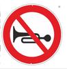 Keine LKWs erlaubt Runde Blechschild Roter Kreis Verkehrsverbot Metallwandplakette Industrielles Dekor für Garage Lagerhaus Straße