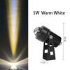 5W 10W Outdoor Wall Lamp RGB Floodlight LED Waterproof Spotlight with Narrow Beam Angle Light Landscape Lights for Street Garden