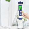 Contor de înaltă precizie Tester digital de apă PH EC TDS Salinitate și temperatură Set 5 în 1 Contor de testare a apei cu intervale multiple