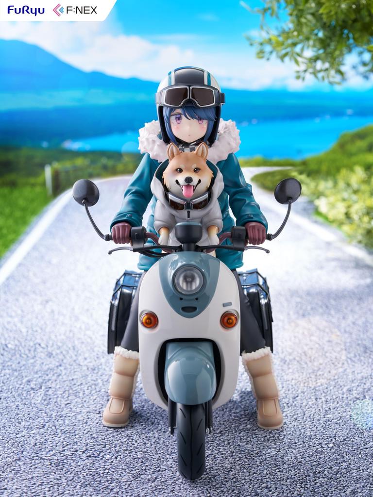 Furyu F:NEX Yurucamp Shima Rin 17 scale PVC painted finished figure