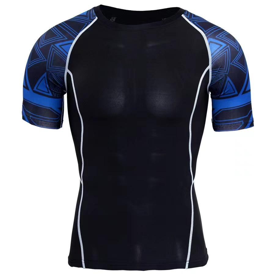 

Men s Quick-Dry Short Sleeve Muscle Shaper for Cycling & Running S