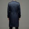Men's Non-ironing Knee Long Double-breasted Trench Coat Autumn New Long Trench Coat Men
