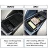 For Dodge Charger/Chrysler 300C 2011-2023 Armrest Storage Box Car Accessories Center Console Organizer Tray ABS Car Storage Box