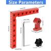 Aluminum Zinc Zinc Alloy Corner Clamps L Shape Woodworking Positioning Block Right Angle Clamp  Picture Frame
