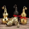 1pc Metal Gourd Ornament Home Decoration Feng Shui Accessories Hotel Gourd Ornaments Metal Decorative Crafts Gourd-shaped Design