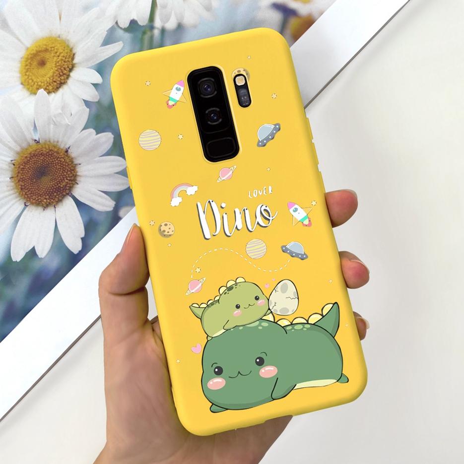 For Samsung Galaxy S9 Plus Case Cute Dinosaur Cartoon Cover Soft Silicone Phone Case For Samsung S9 Plus S9+ GalaxyS9 Back Cover