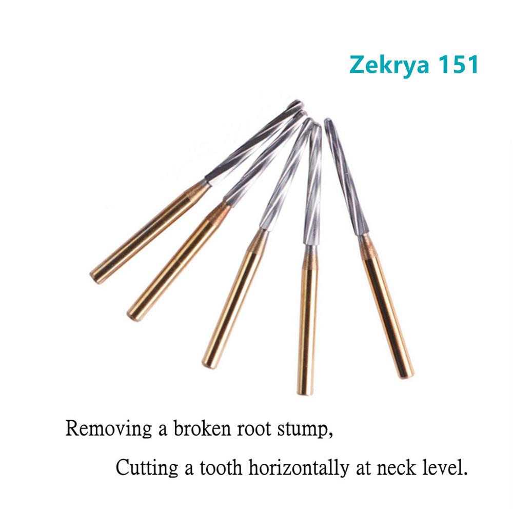 Jnsur Zekrya Dental Tungsten Carbide Bur Endo Z FG High Speed Handpiece Surgical Bone Cutters Drill Bit